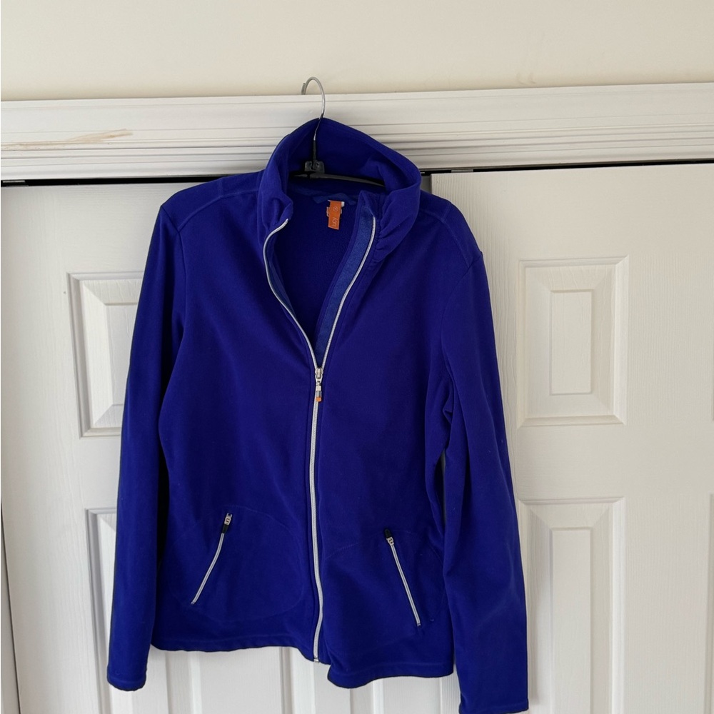 Lucy Cobalt Blue Women's Fleece  Zip Up Jacket